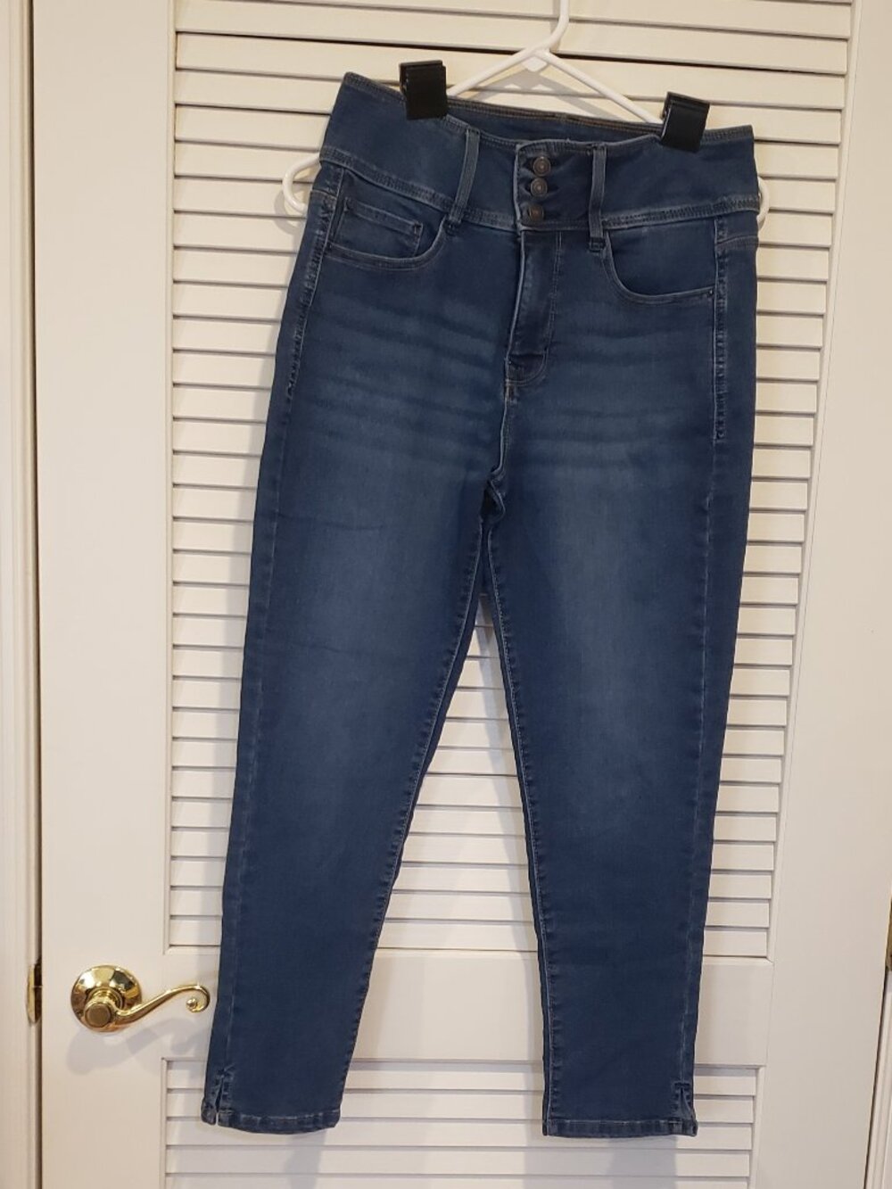 CURVE APPEAL HIGH RISE SKINNY DARK BLUE JEANS 8/29
